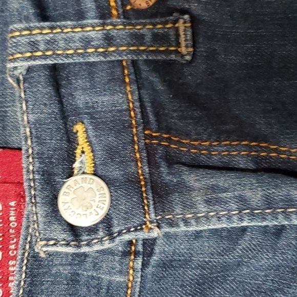 Lucky Brand LA Charlie Skinny Low Rise Jeans Size 2/26L - Picture 7 of 14